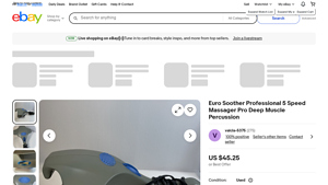 Euro Soother - Professional 5 Speed Massager
