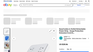 EasyCombo - 6-Outlet Detachable Power Strip