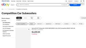 Kicker - Competition Car Subwoofers