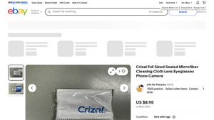 Crizal - Full Sized Microfiber Cleaning Cloth