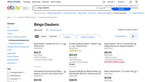 eBay - Bingo Daubers Collection