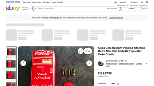 Coca Cola - Retro Mini Vending Machine