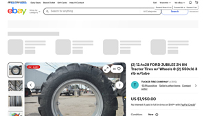 FORD - 12.4x28 Tractor Tires with Wheels