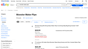 Monster - Glow in Dark Water Pipes