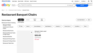 eBay - Restaurant Banquet Chairs