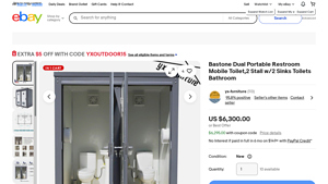 Bastone - Dual Portable Restroom Mobile Toilet