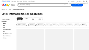 eBay - Latex Inflatable Unisex Costumes