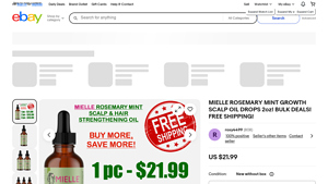 Mielle - Rosemary Mint Growth Scalp Oil Drops