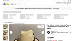 Royal Road Trading Company - Panama Original Molded Summer Hat