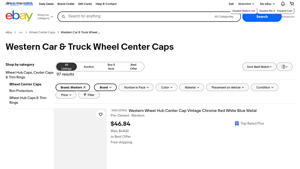 Western - Wheel Center Caps