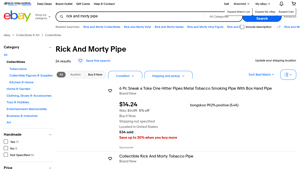 Rick and Morty - Collectible Tobacco Pipe