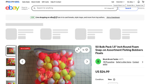 B Block Brook Tackle - 50 Bulk Pack Fishing Bobbers