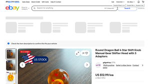 JONJEA - Round Dragon Ball 4 Star Shift Knob