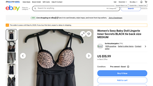 Inner Secrets - Women's Sexy Babydoll Lingerie