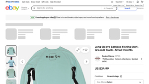eBay - Long Sleeve Bamboo Fishing Shirt