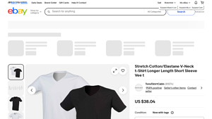 Stretch Cotton - V-Neck T-Shirt