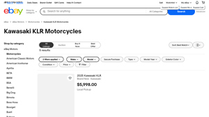 Kawasaki - KLR Motorcycles for Sale