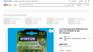 Rechargeable - 4x AA NiMH Batteries