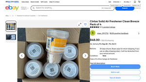 Cintas - Solid Air Freshener Clean Breeze