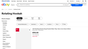Rotating Hookah - Various Brands