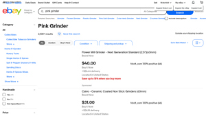 Pink Grinder - Various Styles and Sizes