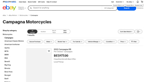 Campagna - 2022 RR Motorcycle for Sale