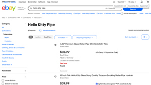 Hello Kitty - Various Styles of Pipes