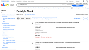 eBay - Mini Electric Shocker Rechargeable LED Flashlight Key Chain
