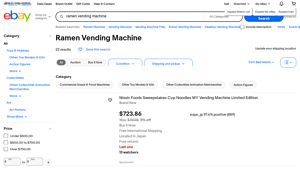 Ramen Vending Machines - Various Models Available