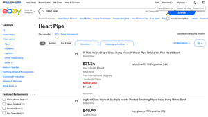 Heart Pipe - Glass Bongs and Water Pipes