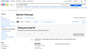 Spinner Hubcaps - Various Brands