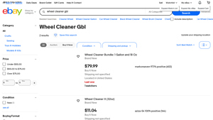 Wheel Cleaner Gbl - Various Sizes Available