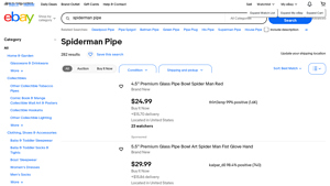 Spider-Man - Premium Glass Pipe Bowl