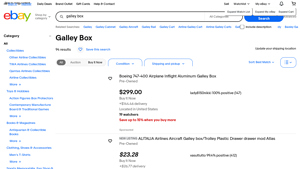 eBay - Galley Boxes and Containers