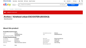 Archos - E-Scooter 503343