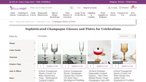 efavormart - Elegant Champagne Glasses & Flutes