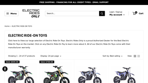 Electric Rides Only - Electric Ride-On Toys