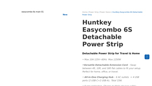 Huntkey - Easycombo 6S Detachable Power Strip