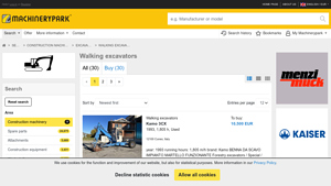 Walking Excavators - Used Machinery for Sale