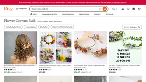 Etsy - Flower Crowns