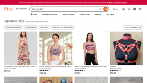 Etsy - Cherry Blossom Sports Bra