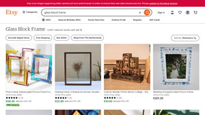 Etsy - Custom Glass Block Frames