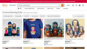 Etsy - Custom Nesting Dolls