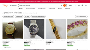 Etsy - Vintage Rolex Oyster Perpetual Date 1500 Automatic Watch