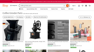 Etsy - Vintage Working Coffee Grinder-Wheel Crank