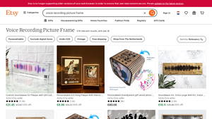 Etsy - Voice Recording Picture Frames