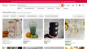Etsy - Smoothie Cups