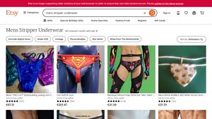 Etsy - Men's Stripper Underwear