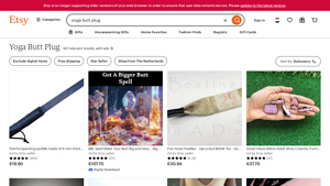 Etsy - Unique Yoga Butt Plugs