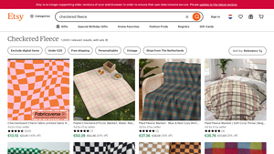 LamasCuteDesigns - Personalized Checkered Blanket